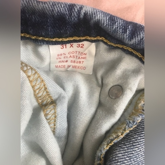 Arizona Jeans Co Mens Cotton Distressed Slim Fit Skinny Denim Jeans Size 31 X 32 - Picture 9 of 12